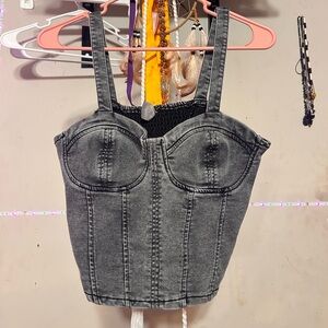 Black Denim XS No Boundaries Top